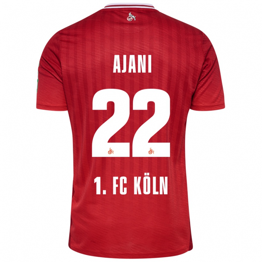 ילדים מרווין אייני #22 אדום לבן הרחק ג'רזי 2025/26 חולצה קצרה