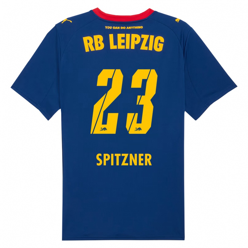 ילדים קירה שפיצנר #23 נייבי אדום הרחק ג'רזי 2025/26 חולצה קצרה