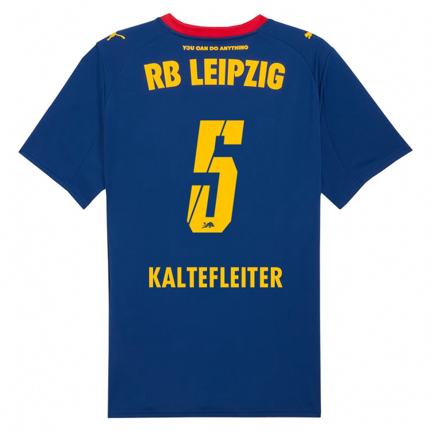 ילדים Benno Kaltefleiter #5 נייבי אדום הרחק ג'רזי 2025/26 חולצה קצרה