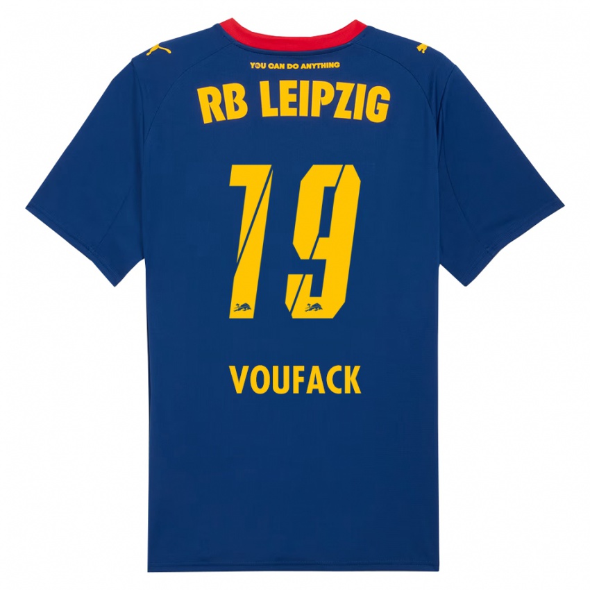 ילדים ליונל וופאק #19 נייבי אדום הרחק ג'רזי 2025/26 חולצה קצרה