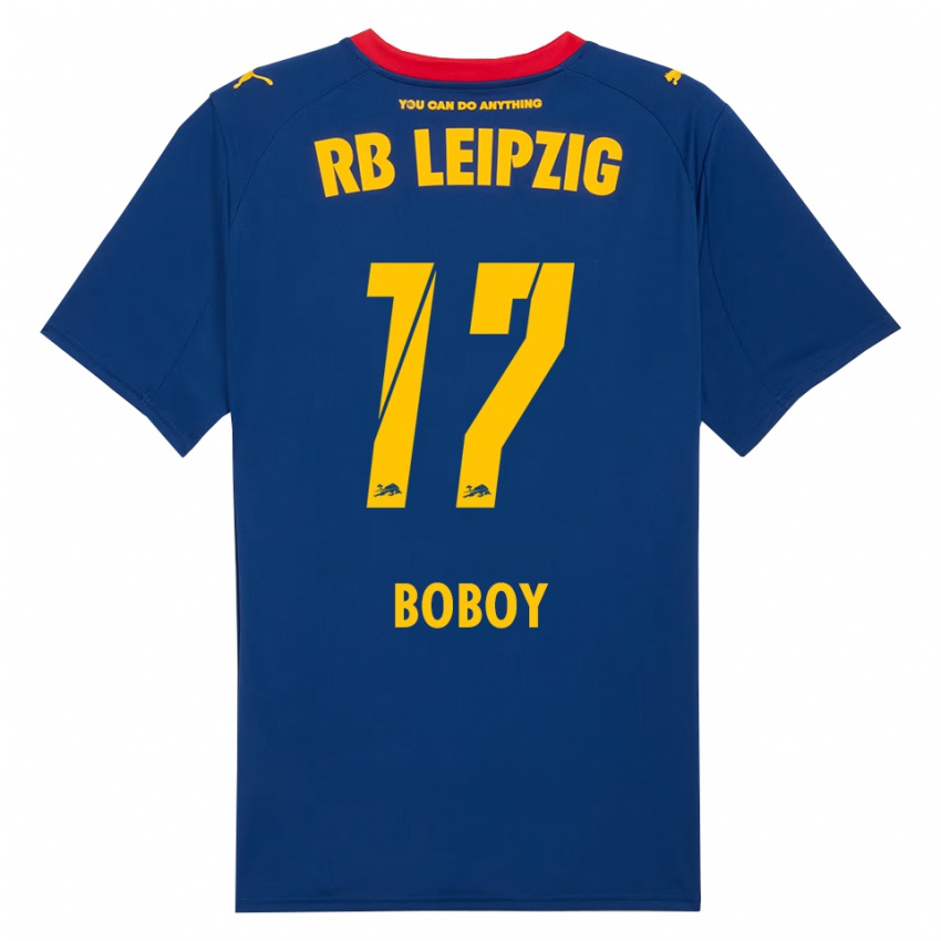 ילדים Delice Boboy #17 נייבי אדום הרחק ג'רזי 2025/26 חולצה קצרה