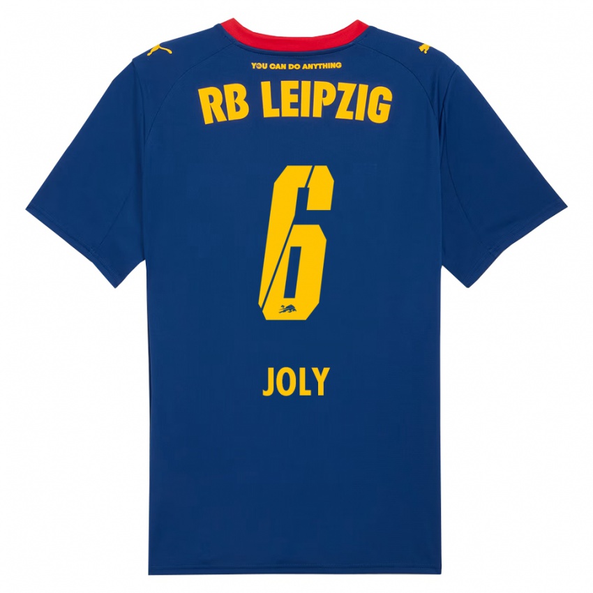 ילדים לו-אן ז׳ולי #6 נייבי אדום הרחק ג'רזי 2025/26 חולצה קצרה