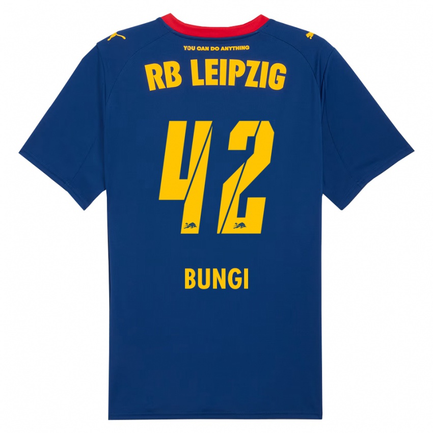 ילדים ג'ויו מסנקה בונגי #42 נייבי אדום הרחק ג'רזי 2025/26 חולצה קצרה