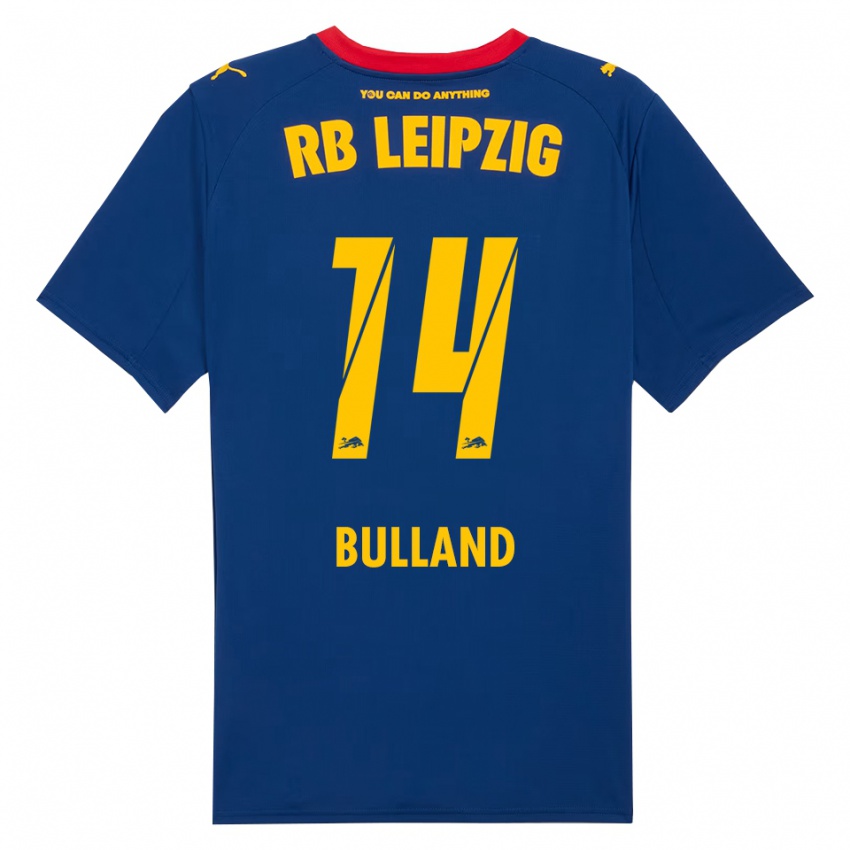 ילדים אנטון יאן בולנד #14 נייבי אדום הרחק ג'רזי 2025/26 חולצה קצרה