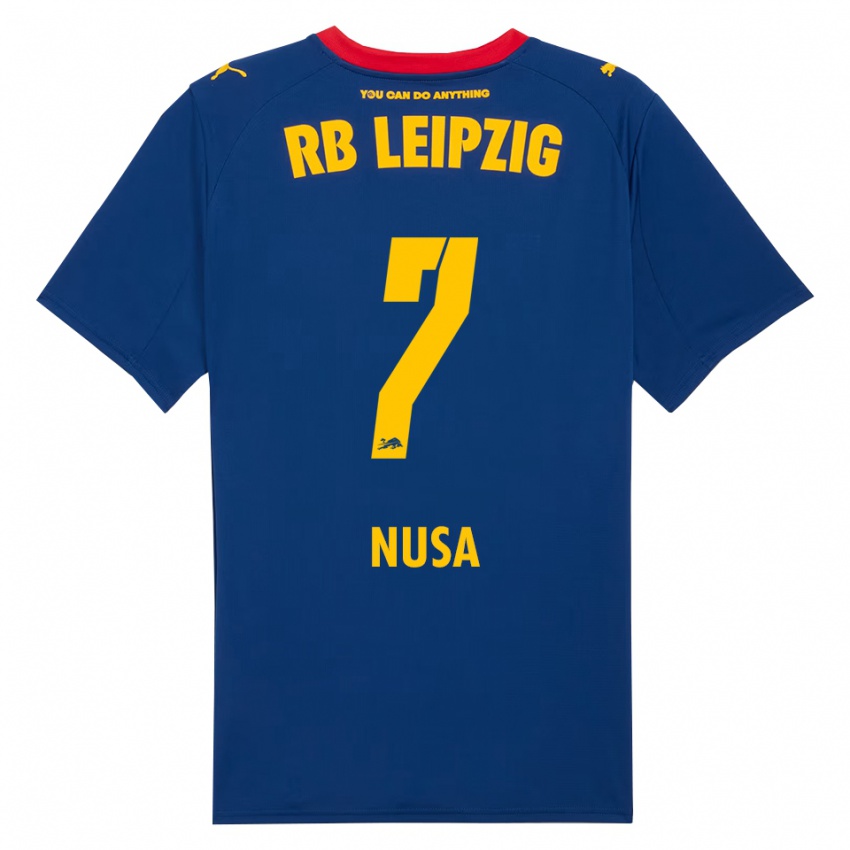 ילדים אנטוניו נוסא #7 נייבי אדום הרחק ג'רזי 2025/26 חולצה קצרה