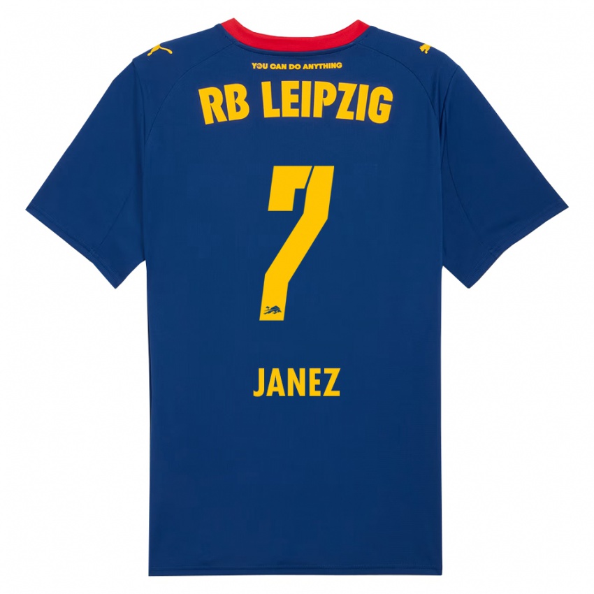 ילדים קורינה ג׳נז #7 נייבי אדום הרחק ג'רזי 2025/26 חולצה קצרה