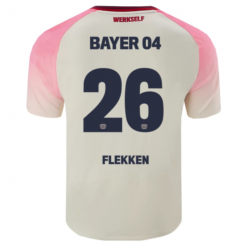 ילדים מארק פלקן #26 ורוד אוף וויט הרחק ג'רזי 2025/26 חולצה קצרה