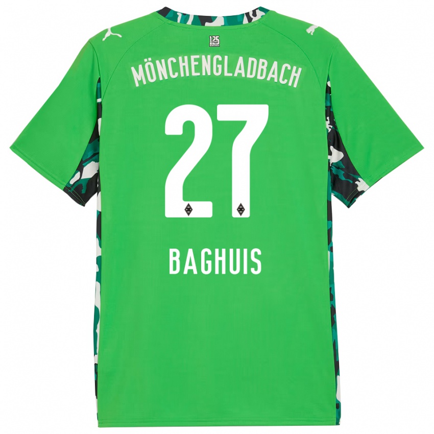 ילדים שנטל בגהויז #27 ירוק שחור הרחק ג'רזי 2025/26 חולצה קצרה