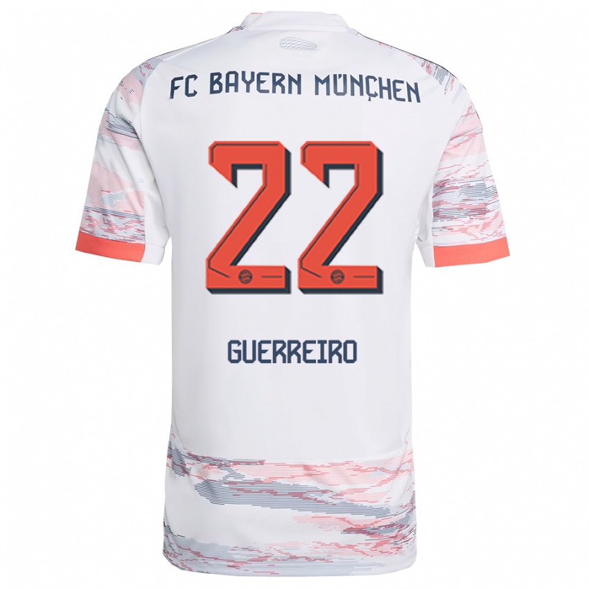 ילדים רפאל גריירו #22 לבן אפור הרחק ג'רזי 2025/26 חולצה קצרה