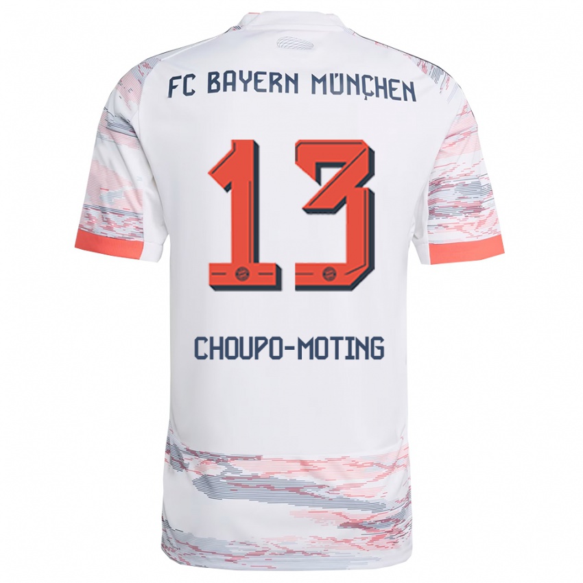 ילדים אריק צ'ופו מוטינג #13 לבן אפור הרחק ג'רזי 2025/26 חולצה קצרה