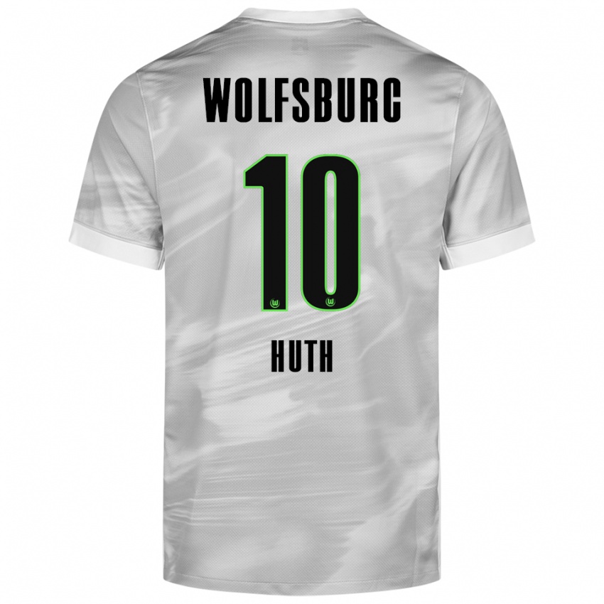 ילדים סווניה הות #10 אפור לבן הרחק ג'רזי 2025/26 חולצה קצרה