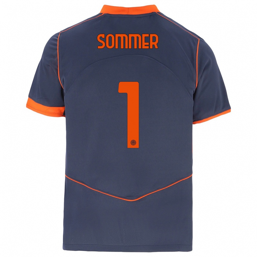 ילדים יאן זומר #1 אפור כתום ג'רזי קיט שלישי 2025/26 חולצה קצרה