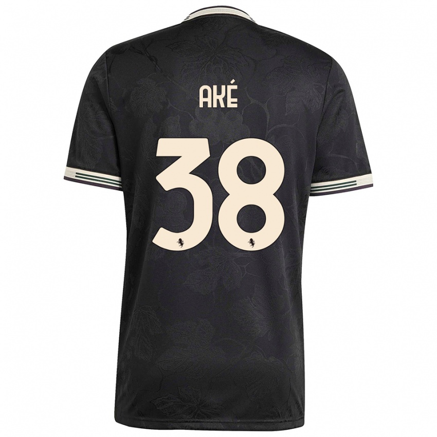 ילדים מרלי אקה #38 שחור לבן ירוק ג'רזי קיט שלישי 2025/26 חולצה קצרה