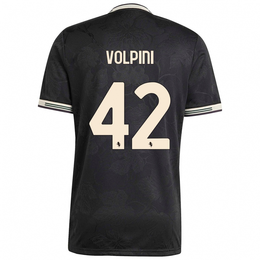 ילדים ויולה וולפיני #42 שחור לבן ירוק ג'רזי קיט שלישי 2025/26 חולצה קצרה
