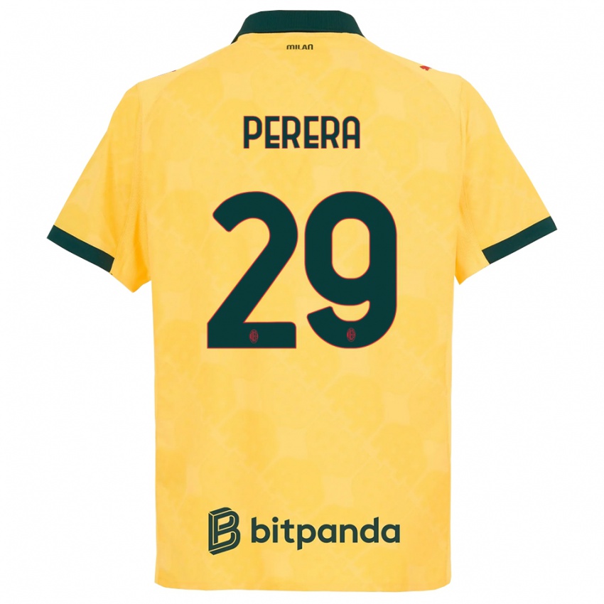 ילדים נירש פררה #29 צהוב שחור ג'רזי קיט שלישי 2025/26 חולצה קצרה