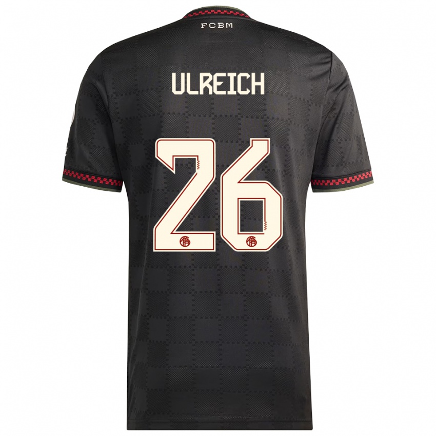 ילדים סוון אולרייך #26 שחור לבן ג'רזי קיט שלישי 2025/26 חולצה קצרה