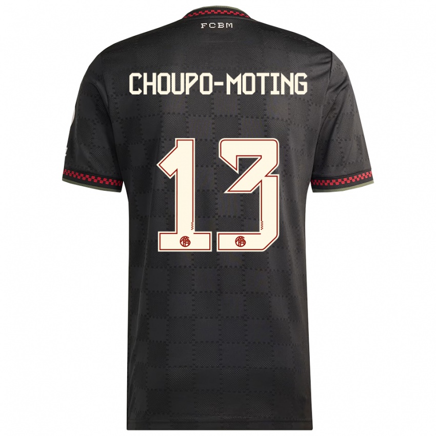 ילדים אריק צ'ופו מוטינג #13 שחור לבן ג'רזי קיט שלישי 2025/26 חולצה קצרה