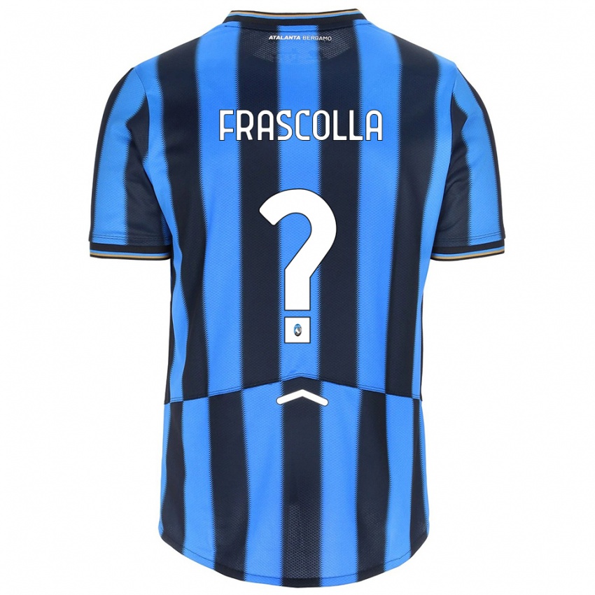 גברים Andrea Frascolla #0 תכלת שחור ג'רזי ביתית 2025/26 חולצה קצרה