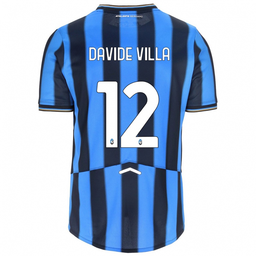 גברים מתאו וייה #12 תכלת שחור ג'רזי ביתית 2025/26 חולצה קצרה