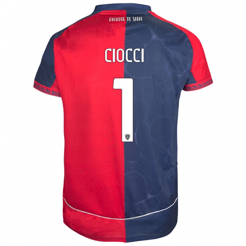 גברים ג׳וספה צ׳וצ׳י #1 אדום נייבי ג'רזי ביתית 2025/26 חולצה קצרה