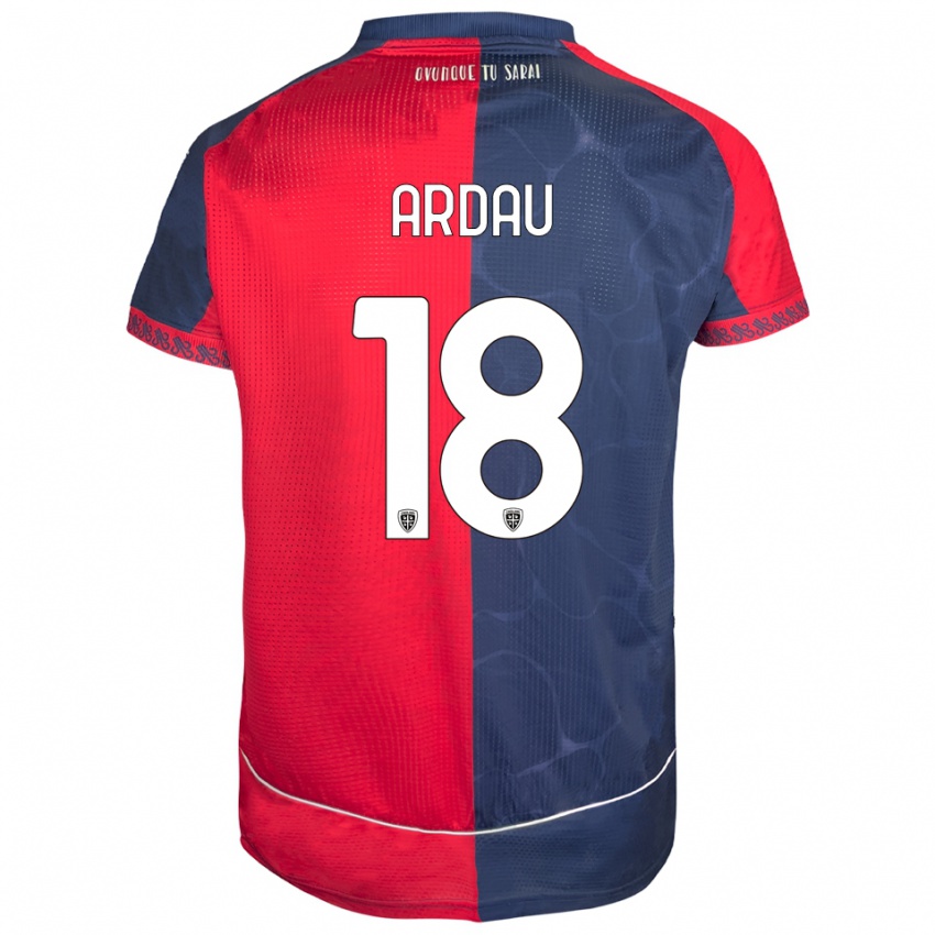 גברים סמואל ארדו #18 אדום נייבי ג'רזי ביתית 2025/26 חולצה קצרה