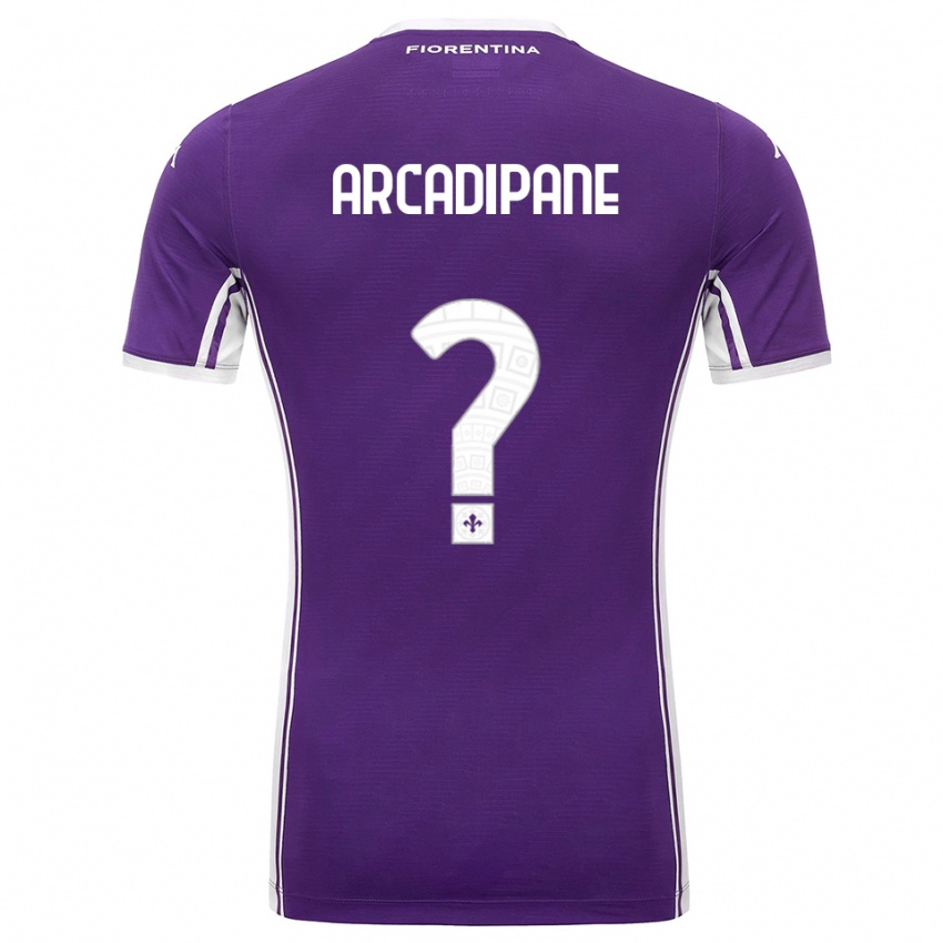 גברים גוגלילמו ארקדיפאן #0 סגול לבן ג'רזי ביתית 2025/26 חולצה קצרה