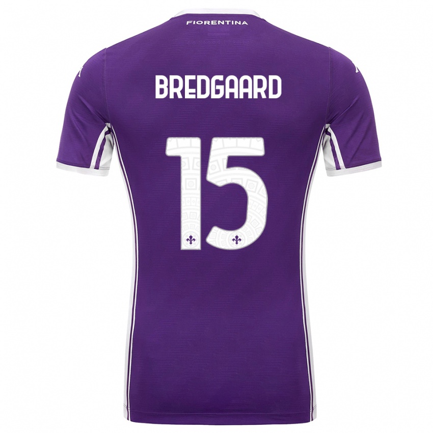 גברים סופי ברדגארד #15 סגול לבן ג'רזי ביתית 2025/26 חולצה קצרה