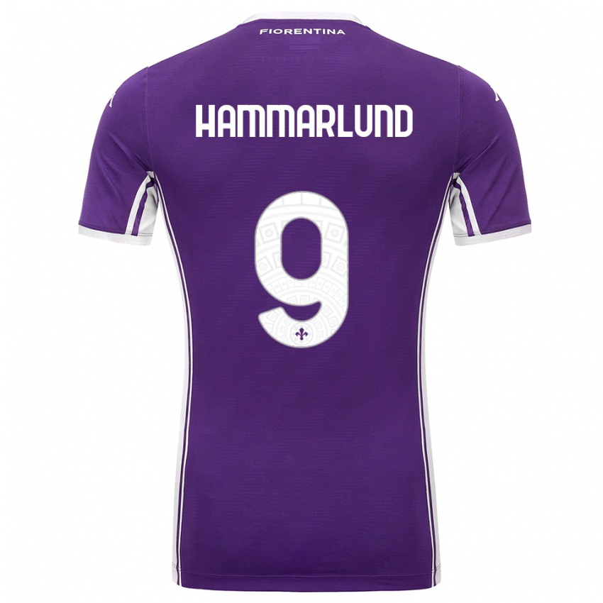 גברים פאוליני האמרלונד #9 סגול לבן ג'רזי ביתית 2025/26 חולצה קצרה