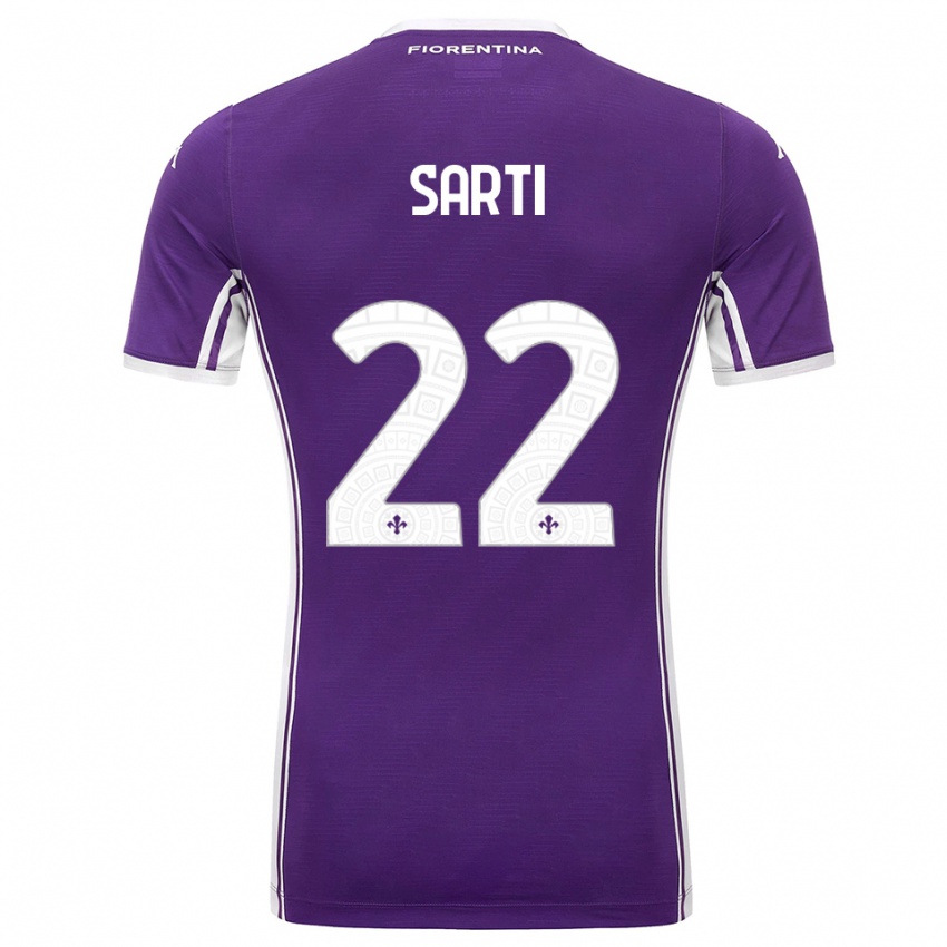 גברים Alessia Sarti #22 סגול לבן ג'רזי ביתית 2025/26 חולצה קצרה