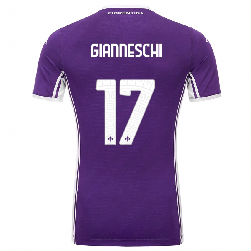 גברים נואה ג׳יאנס #17 סגול לבן ג'רזי ביתית 2025/26 חולצה קצרה