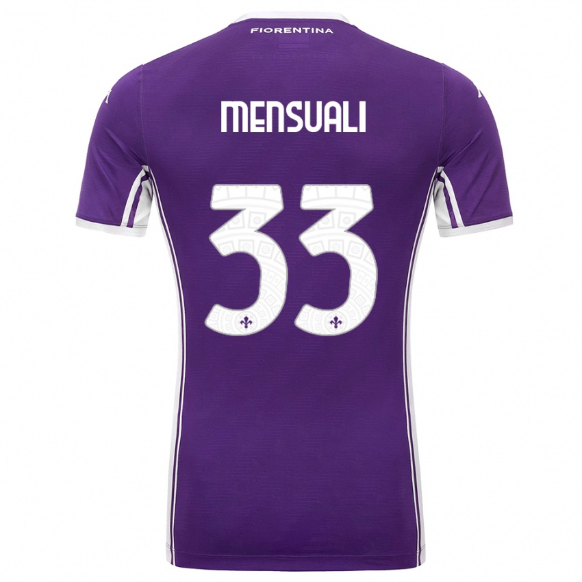 גברים Alice Mensuali #33 סגול לבן ג'רזי ביתית 2025/26 חולצה קצרה