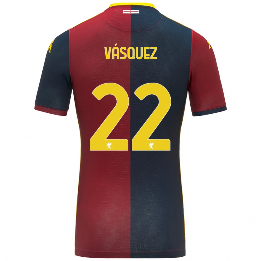 גברים ברוק נורטון-קאפי #22 אדום כחול מלכותי ג'רזי ביתית 2025/26 חולצה קצרה