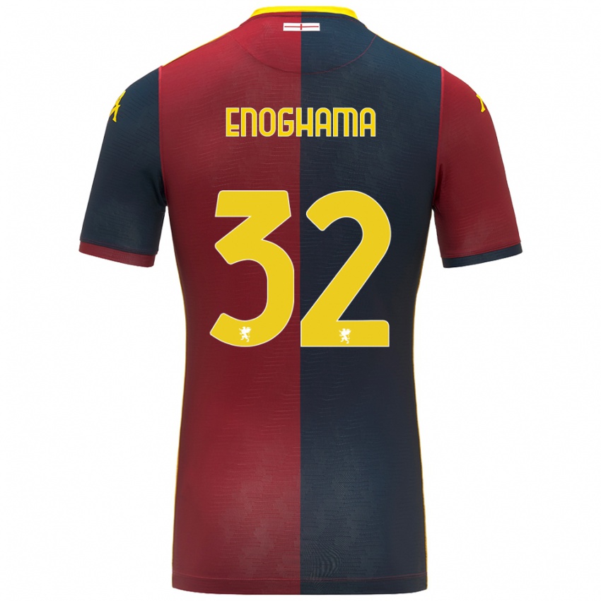 גברים Isaac Enoghama #32 אדום כחול מלכותי ג'רזי ביתית 2025/26 חולצה קצרה