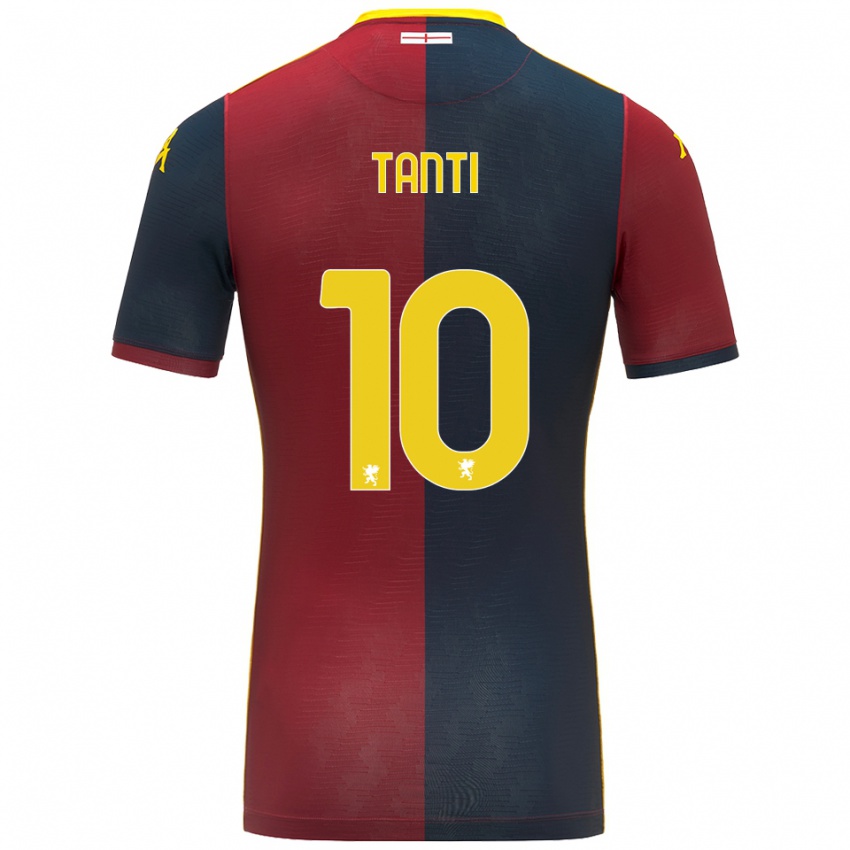 גברים Caden Tanti #10 אדום כחול מלכותי ג'רזי ביתית 2025/26 חולצה קצרה