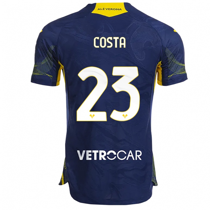 גברים Nicole Costa #23 נייבי צהוב ג'רזי ביתית 2025/26 חולצה קצרה