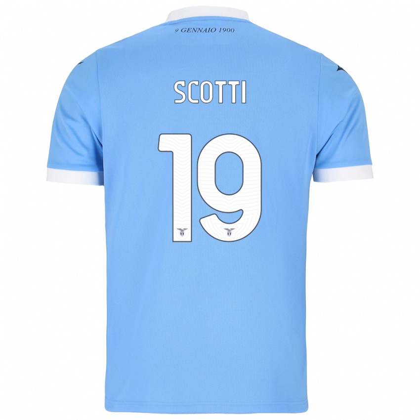 גברים Asia Scotti #19 תכלת לבן ג'רזי ביתית 2025/26 חולצה קצרה