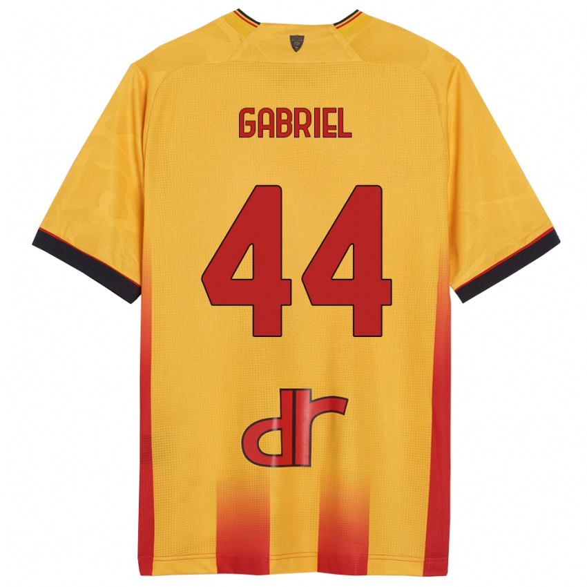 גברים Tiago Gabriel #44 צהוב כתום ג'רזי ביתית 2025/26 חולצה קצרה