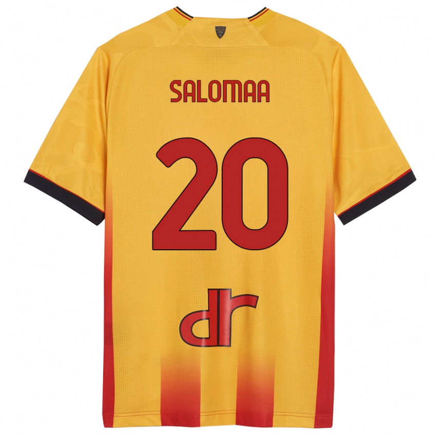 גברים הנרי סלומאה #20 צהוב כתום ג'רזי ביתית 2025/26 חולצה קצרה