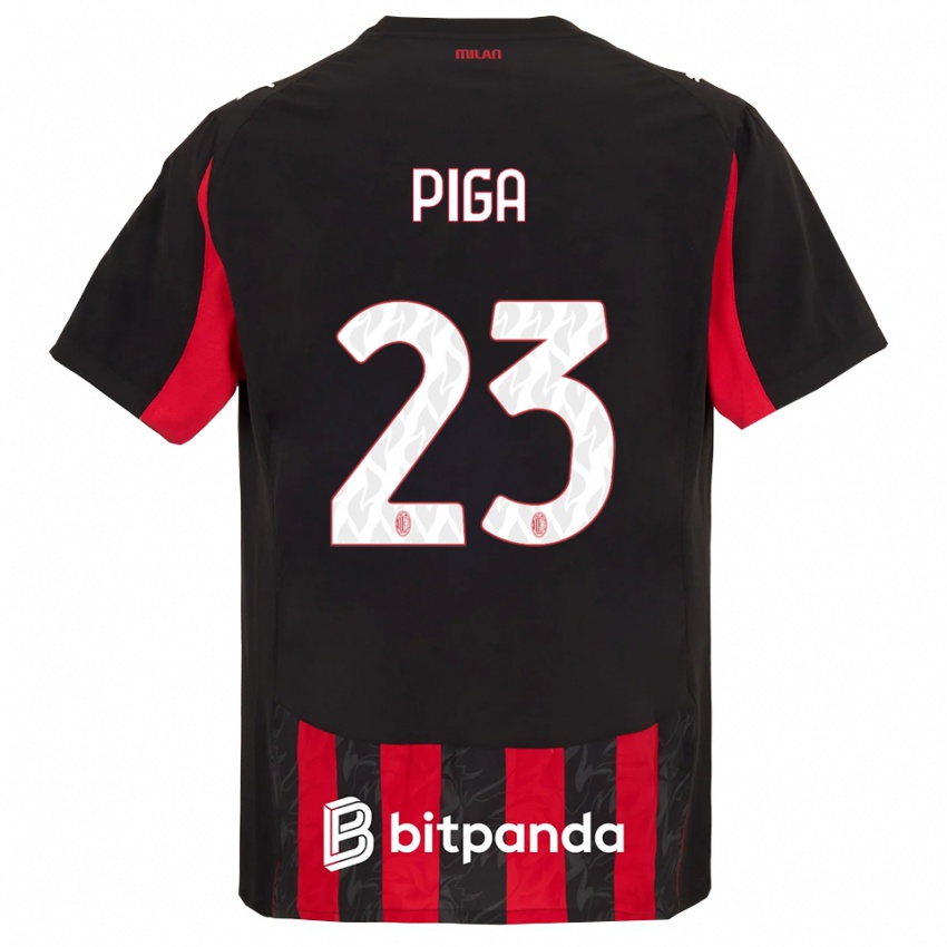 גברים ג׳ולי פיגה #23 אדום שחור ג'רזי ביתית 2025/26 חולצה קצרה