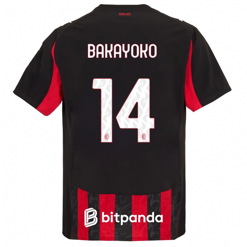 גברים טימו בקאיוקו #14 אדום שחור ג'רזי ביתית 2025/26 חולצה קצרה