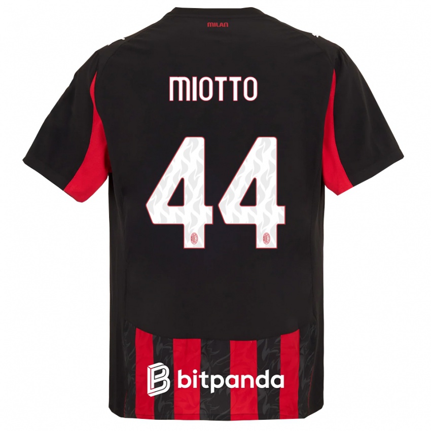 גברים ג'ורג'יה מיוטו #44 אדום שחור ג'רזי ביתית 2025/26 חולצה קצרה