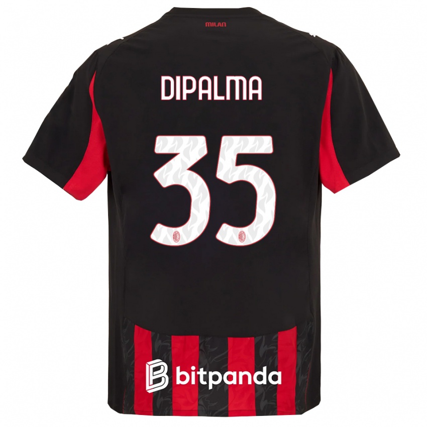 גברים מתאו דיפלמה #35 אדום שחור ג'רזי ביתית 2025/26 חולצה קצרה