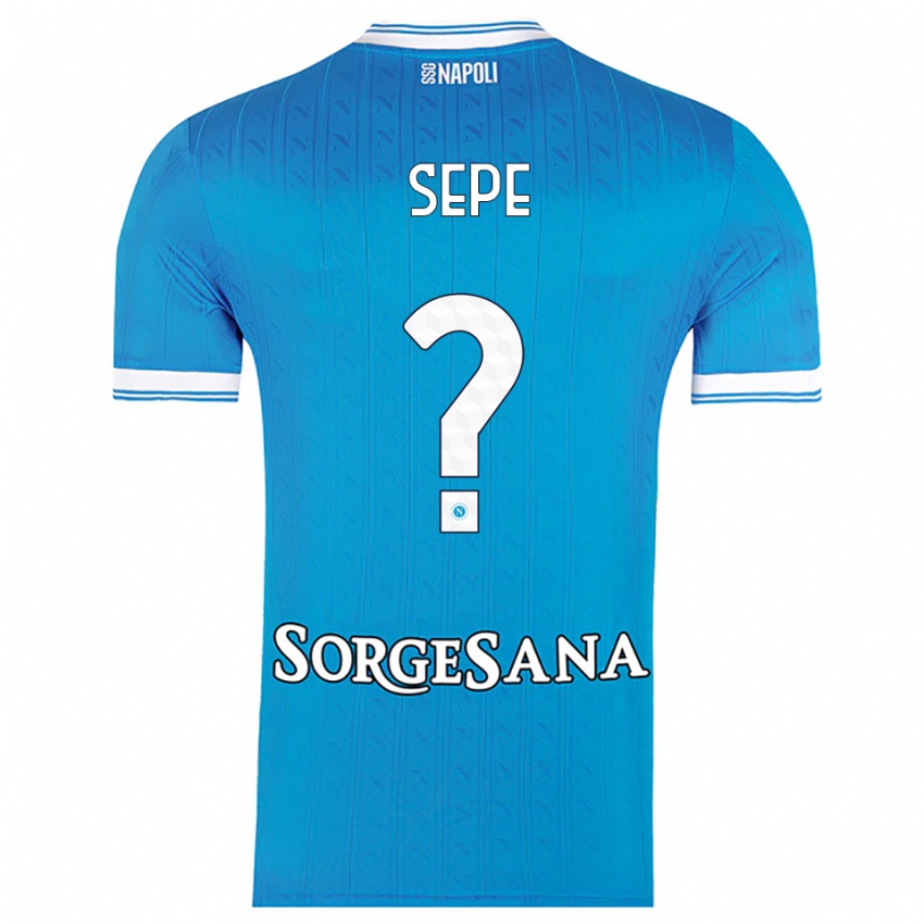 גברים מאורו ספה #0 תכלת לבן ג'רזי ביתית 2025/26 חולצה קצרה