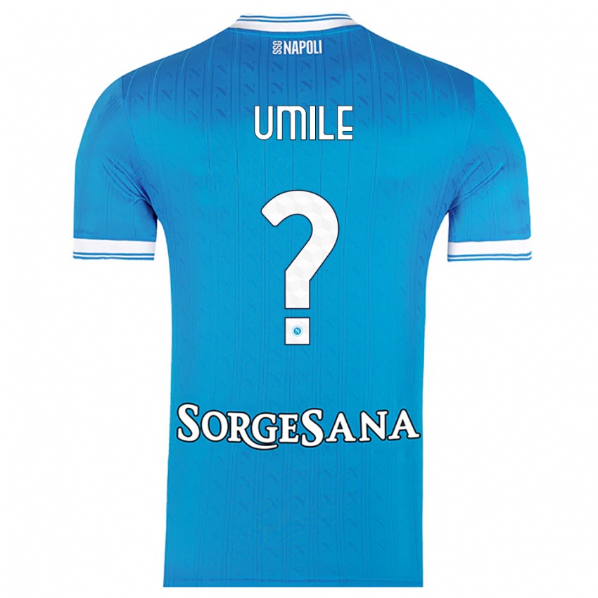 גברים ברונו אומיל #0 תכלת לבן ג'רזי ביתית 2025/26 חולצה קצרה