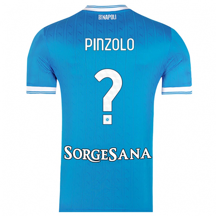 גברים Giandiego Pinzolo #0 תכלת לבן ג'רזי ביתית 2025/26 חולצה קצרה