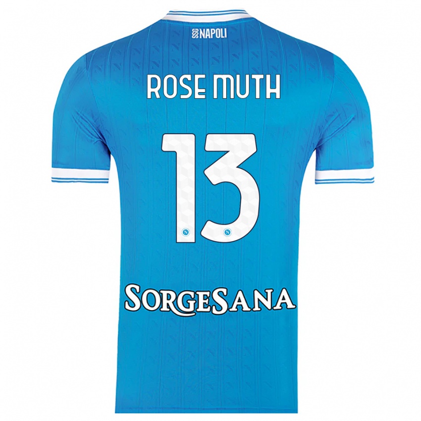 גברים נטלי מוט #13 תכלת לבן ג'רזי ביתית 2025/26 חולצה קצרה