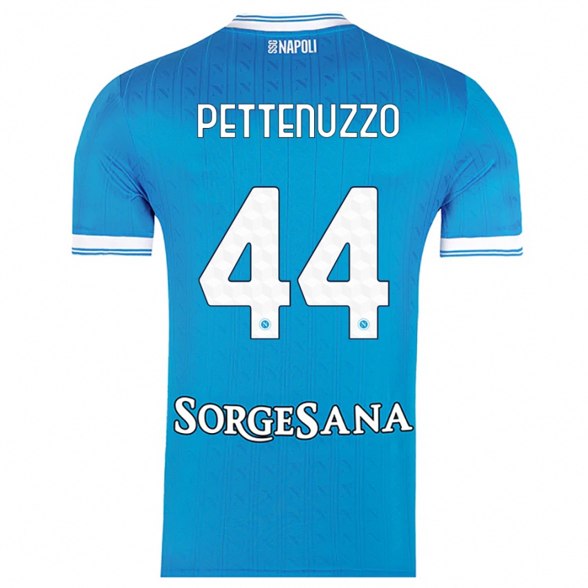 גברים טקלה פטנוצו #44 תכלת לבן ג'רזי ביתית 2025/26 חולצה קצרה