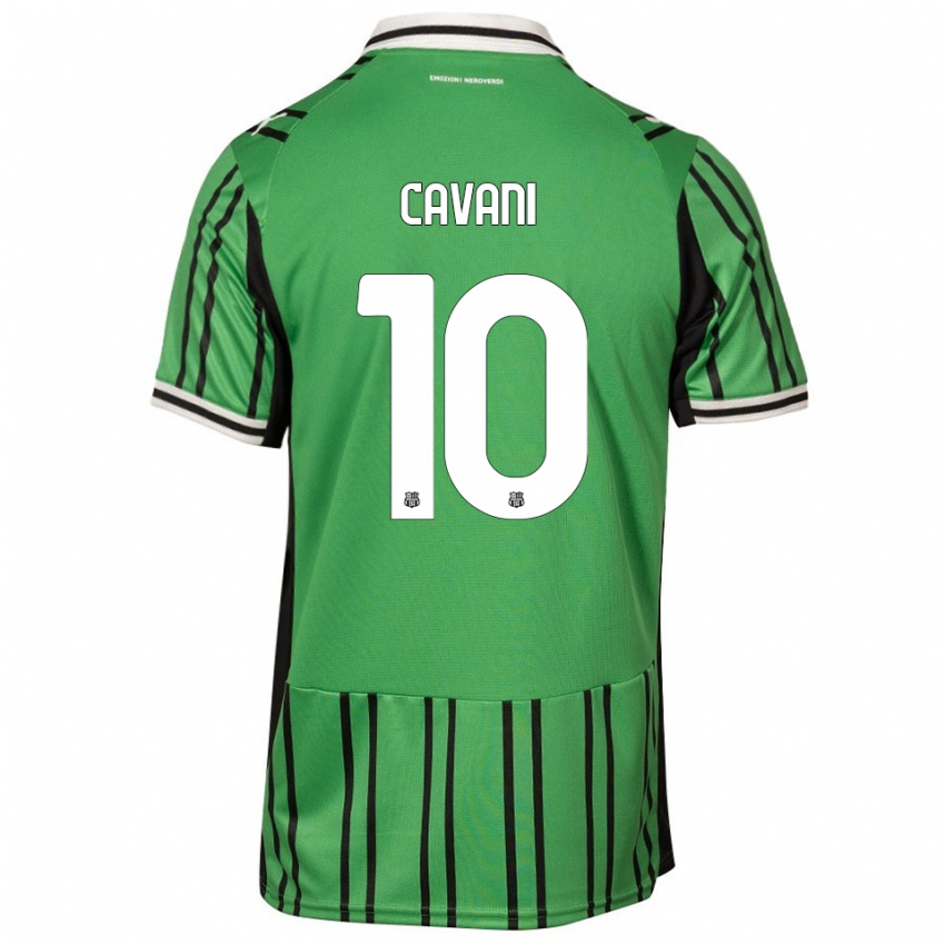 גברים Lorenzo Cavani #10 ירוק שחור ג'רזי ביתית 2025/26 חולצה קצרה