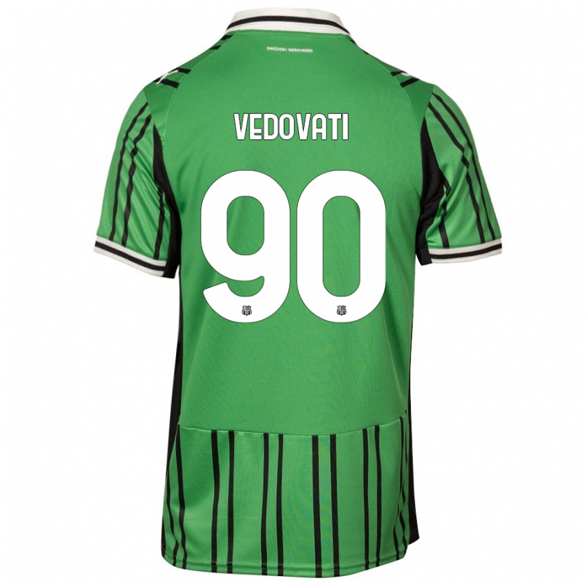 גברים גבריאל ודובאטי #90 ירוק שחור ג'רזי ביתית 2025/26 חולצה קצרה