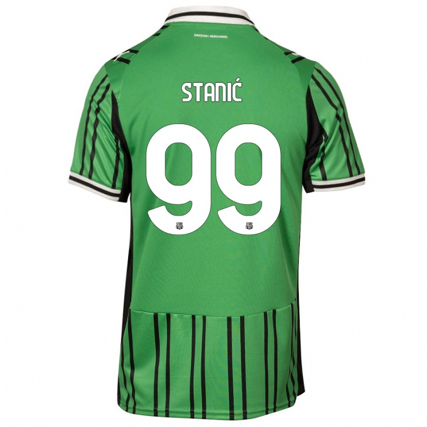 גברים פוליינה סטאניץ׳ #99 ירוק שחור ג'רזי ביתית 2025/26 חולצה קצרה